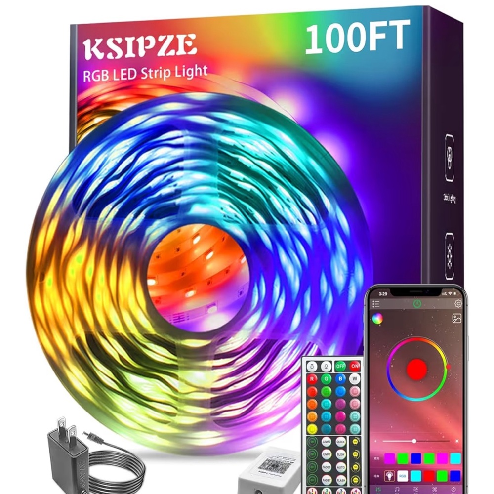 KSIPZE RGB LED Strip Light - Multicolor